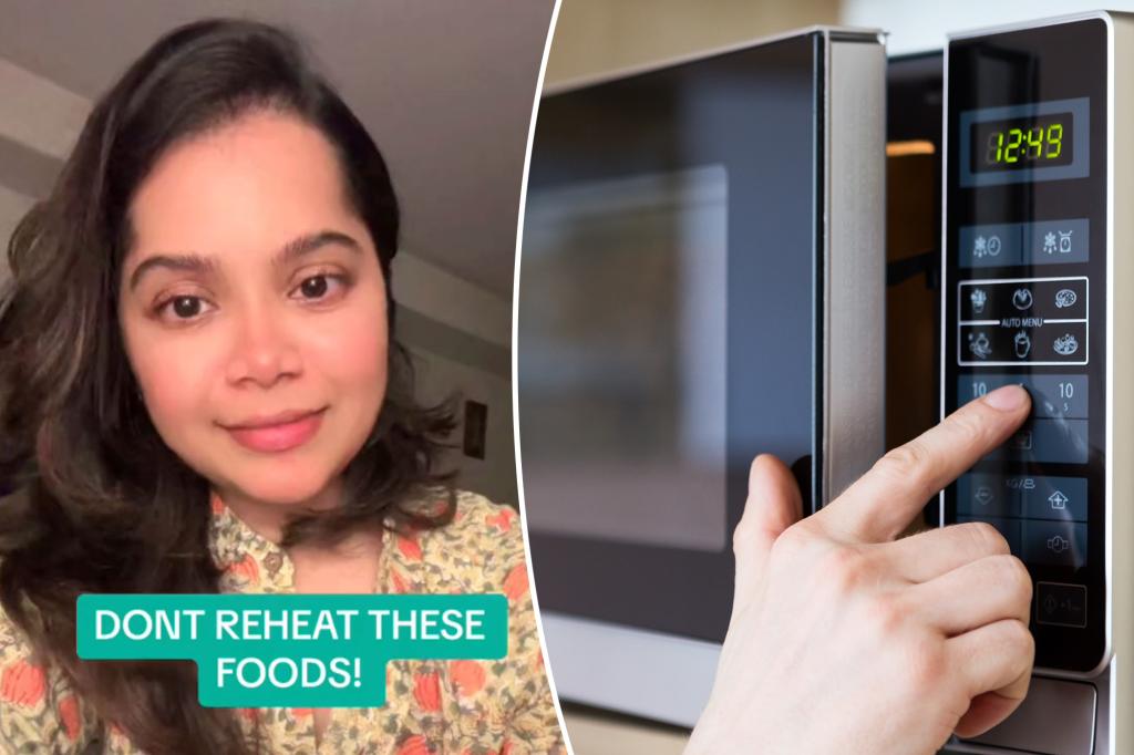 I'm a nutritionist - reheating these 3 common foods in the microwave is a risk to your health